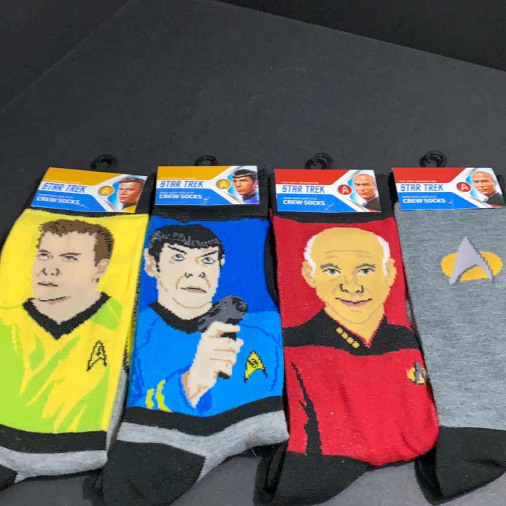 Star Trek Men’s Crew Socks 10 - 13